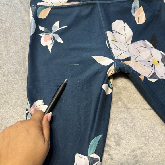 Athleta Floral Elation 7/8 Women’s Activewear Leggings SZ Small Fitness Athletic - Picture 12 of 13